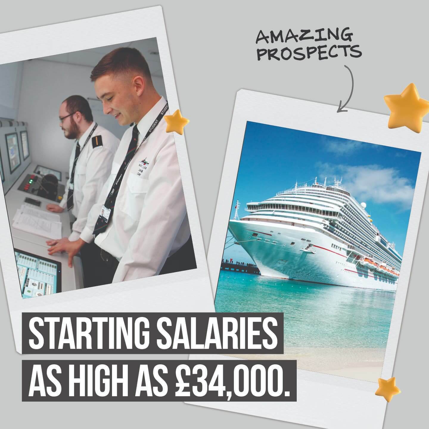 Maritime - Starting salaries as high as £34,000